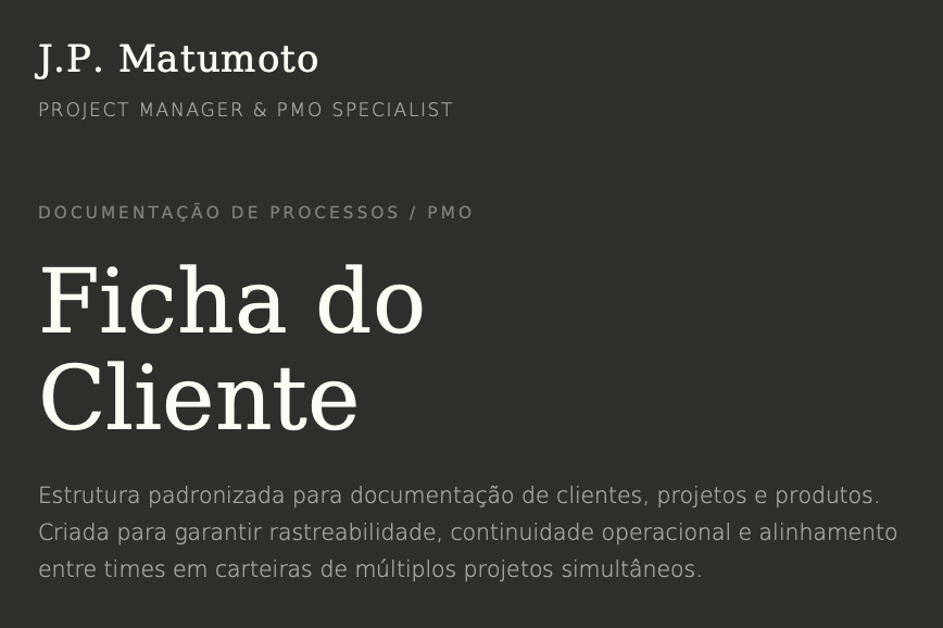 Ficha do Cliente