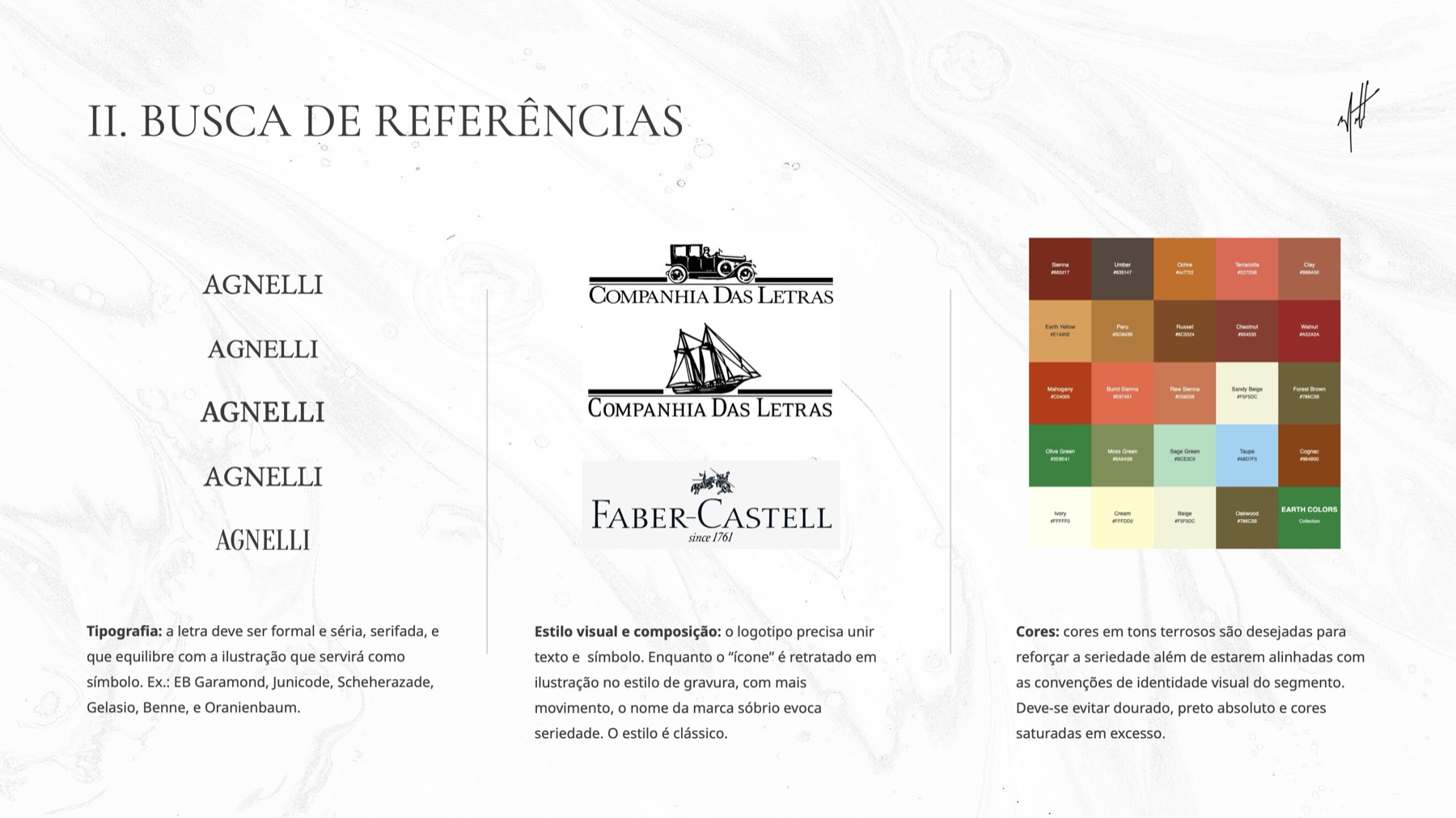 Slide de referências