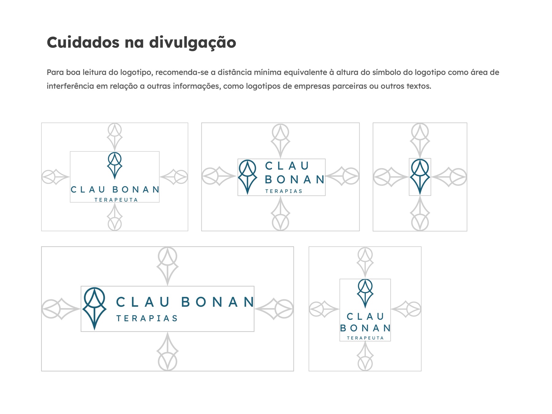 Área de proteção do logotipo