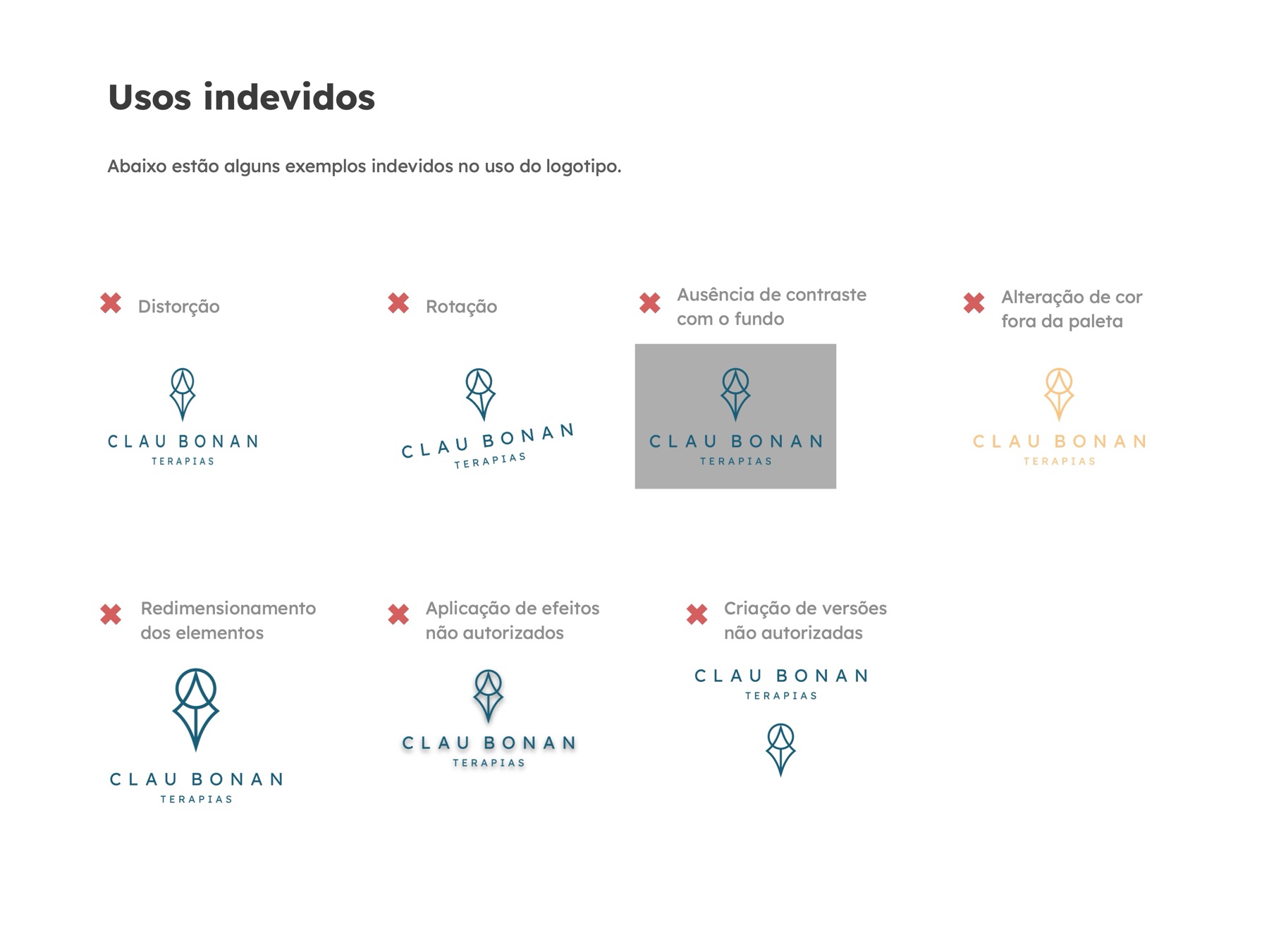 Usos indevidos do logotipo