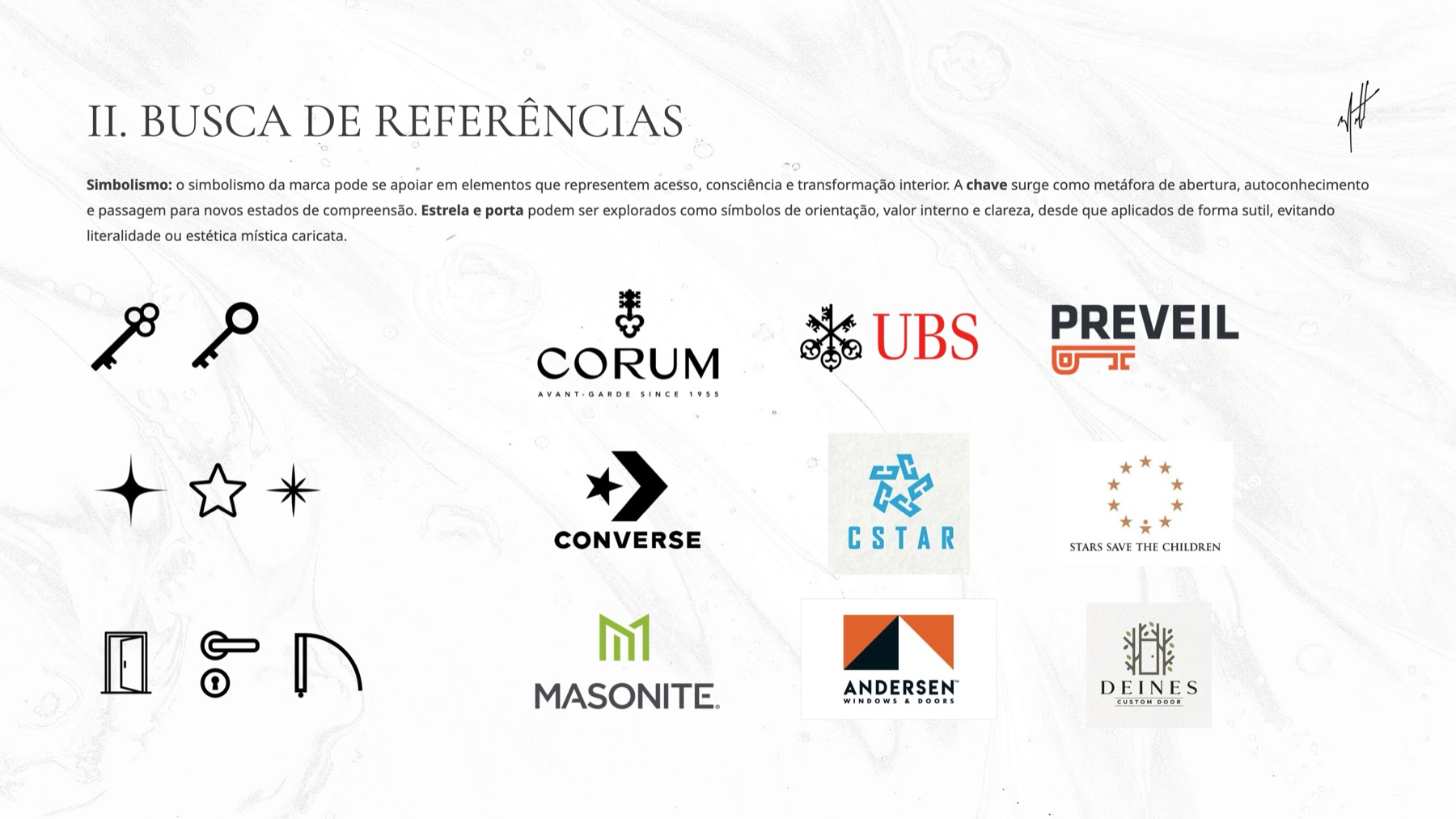 Slide de simbologia
