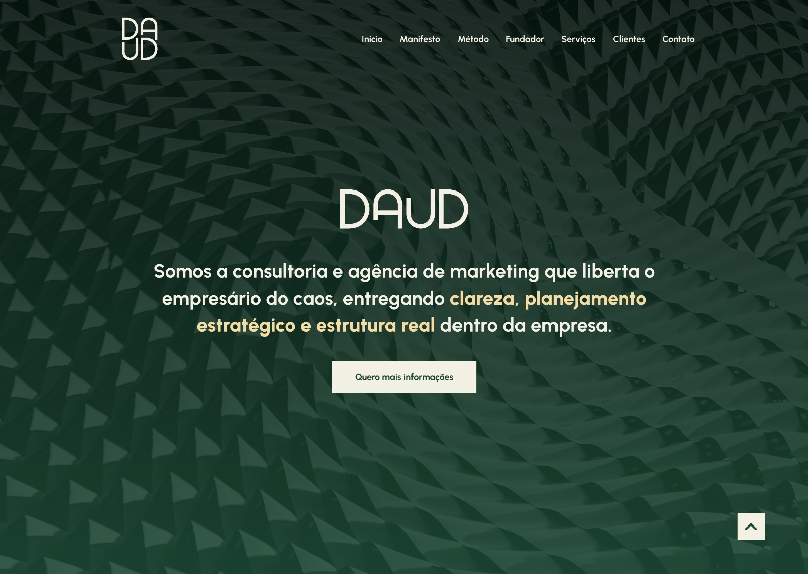 Landing page da Daud