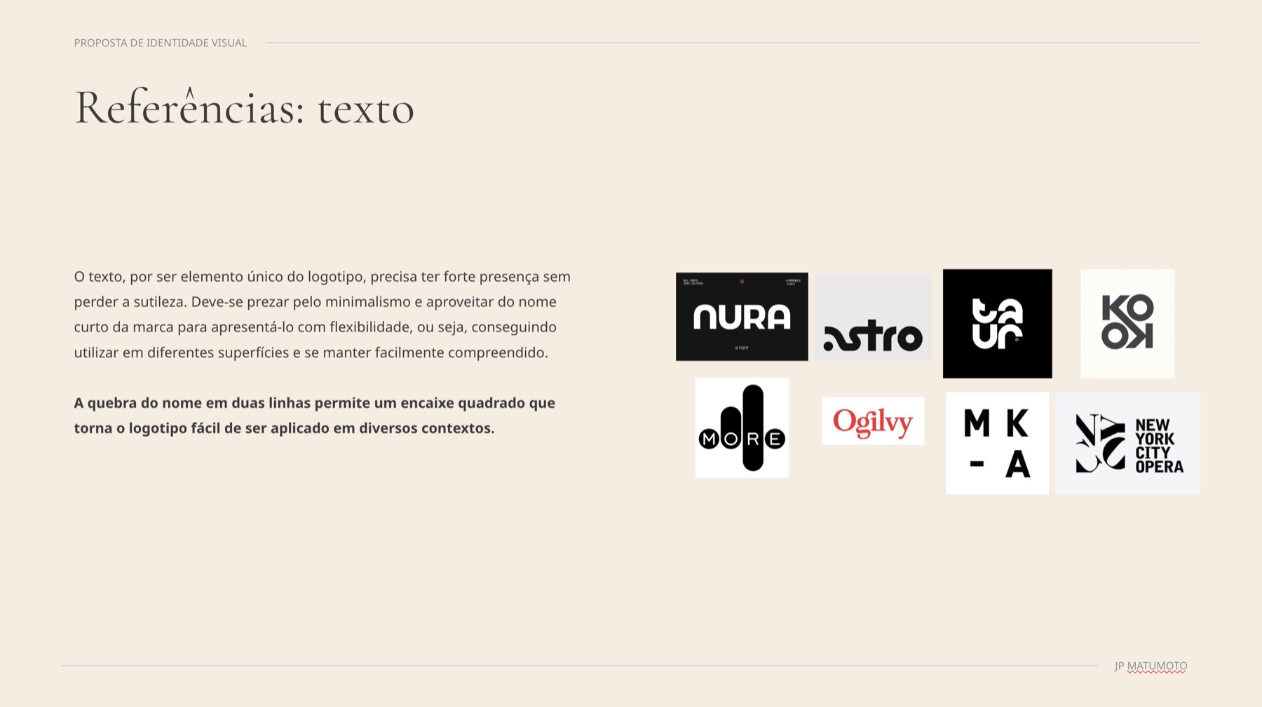 Slide da pesquisa de identidade visual
