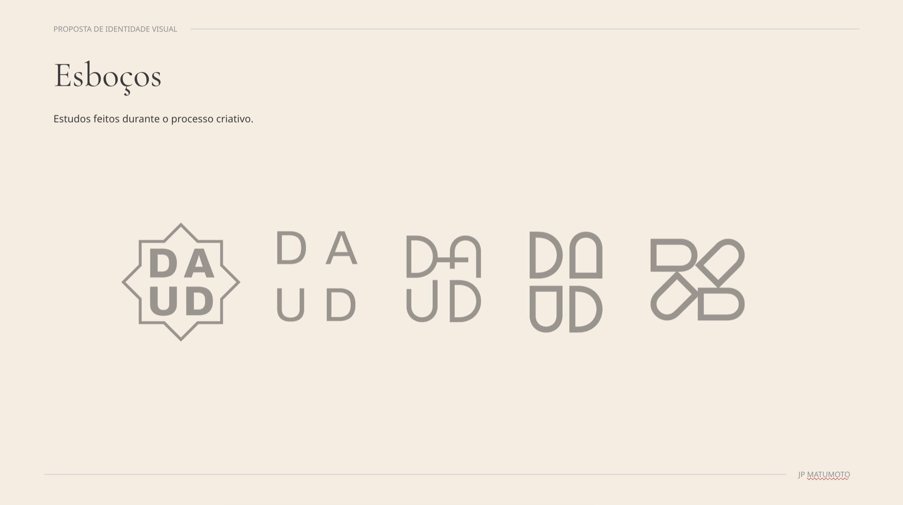 Slide da pesquisa de identidade visual