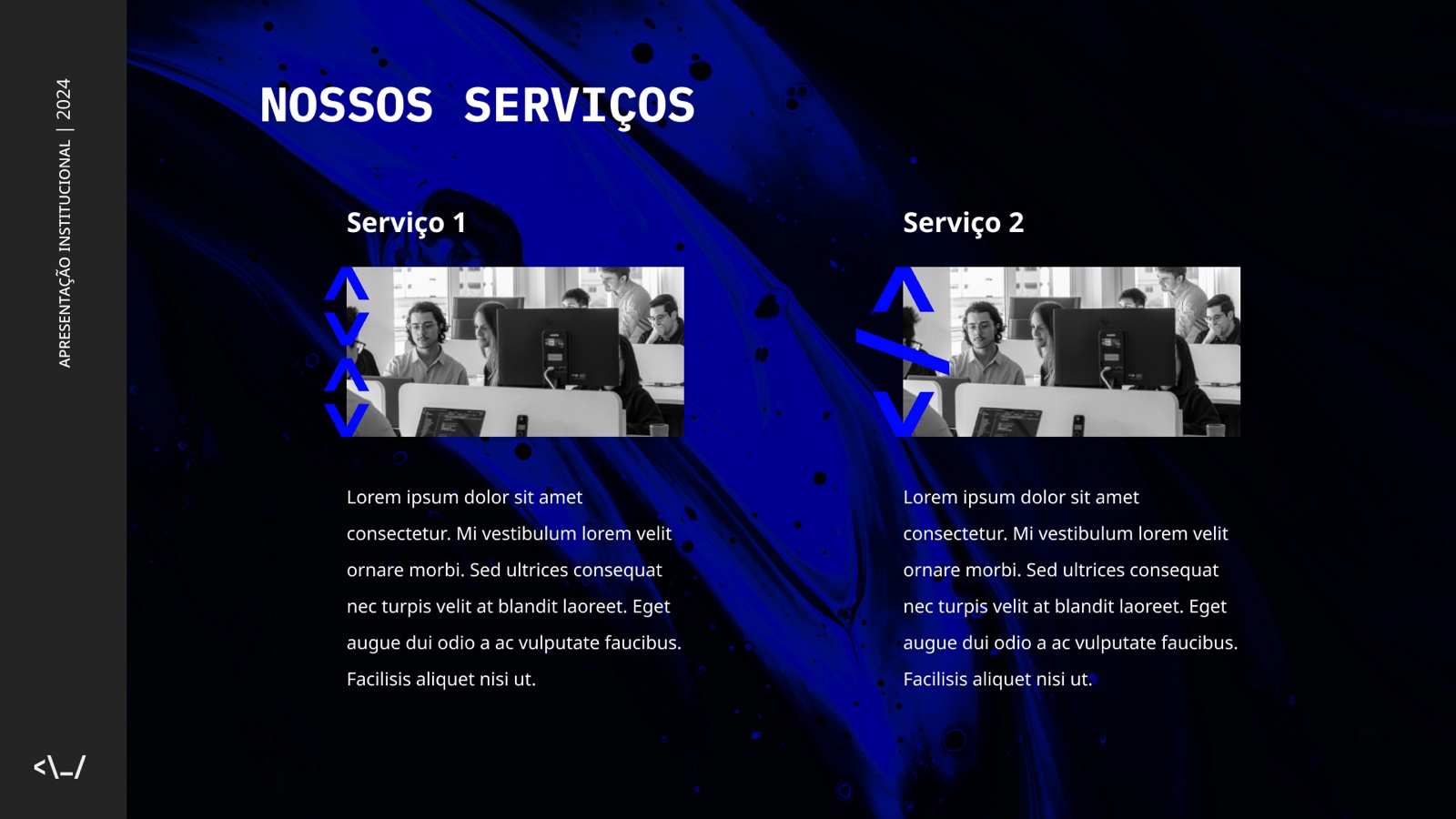 Slide 4 do template dark