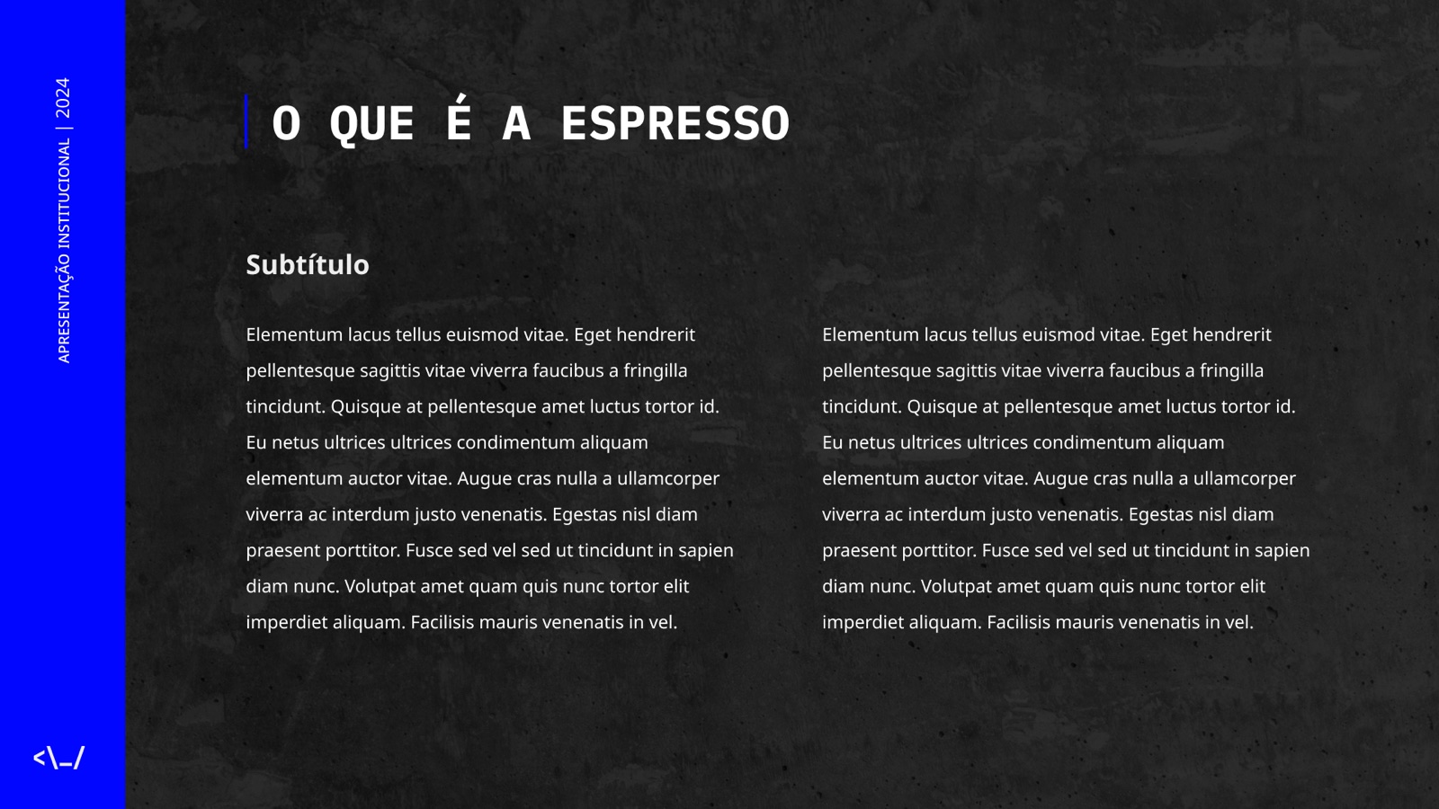 Slide 6 do template dark