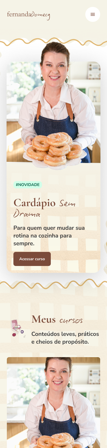 Cursos no celular