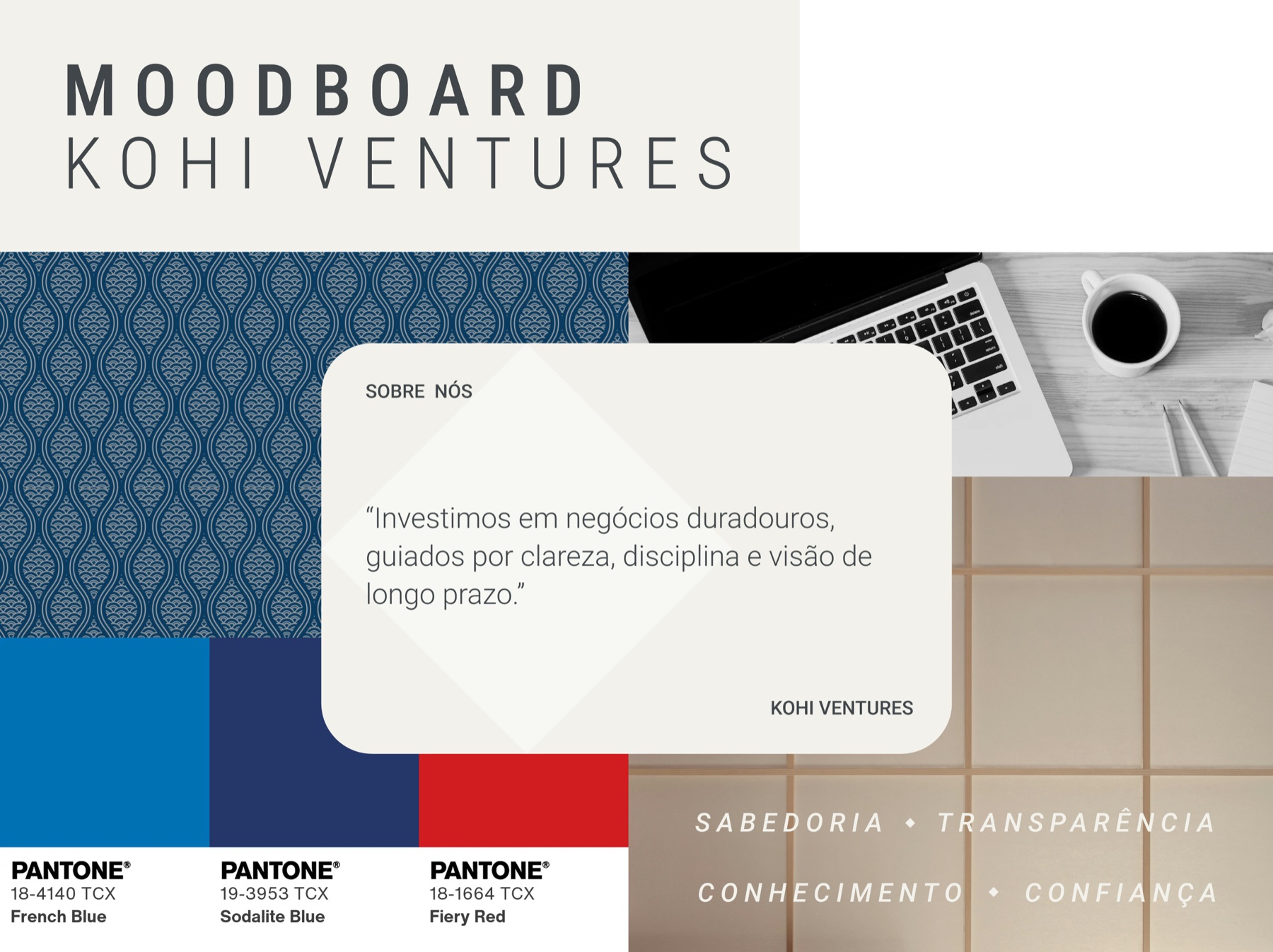 Moodboard da Kohi Ventures