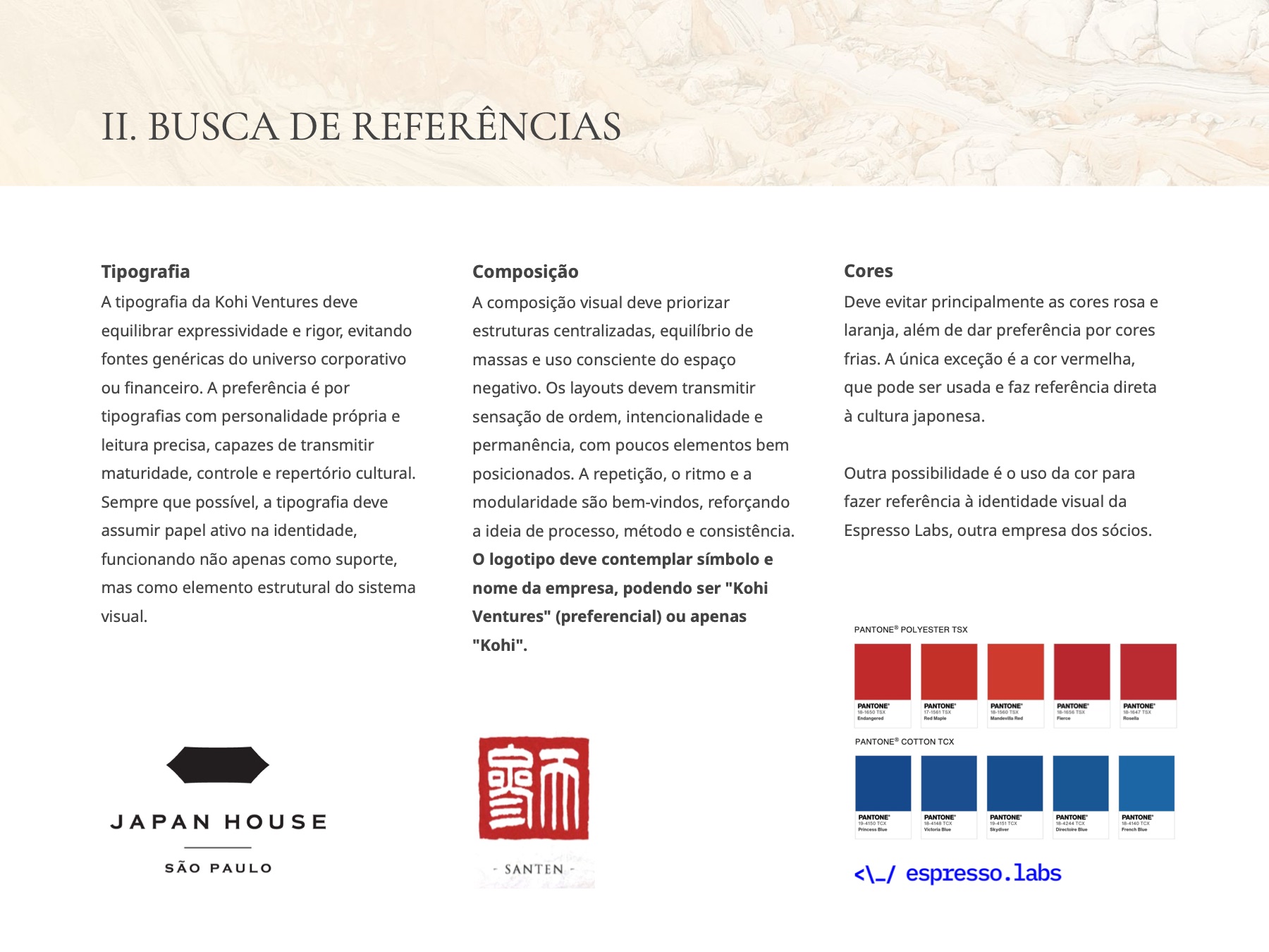 Slide de referências