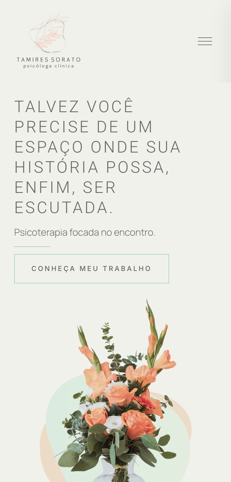 Primeira dobra no celular